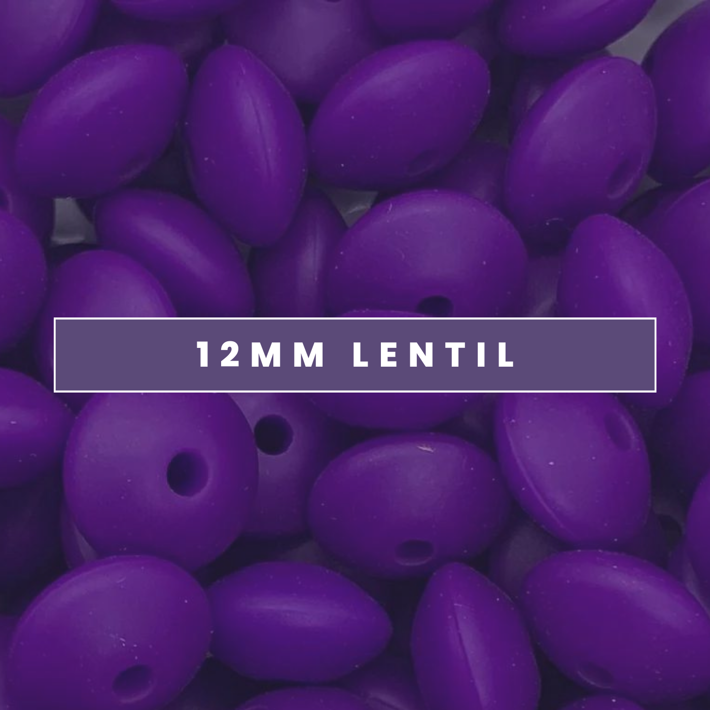 Sunrony 50/100Pcs Silicone Lentil Beads 12mm Eco-Friendly Bead For