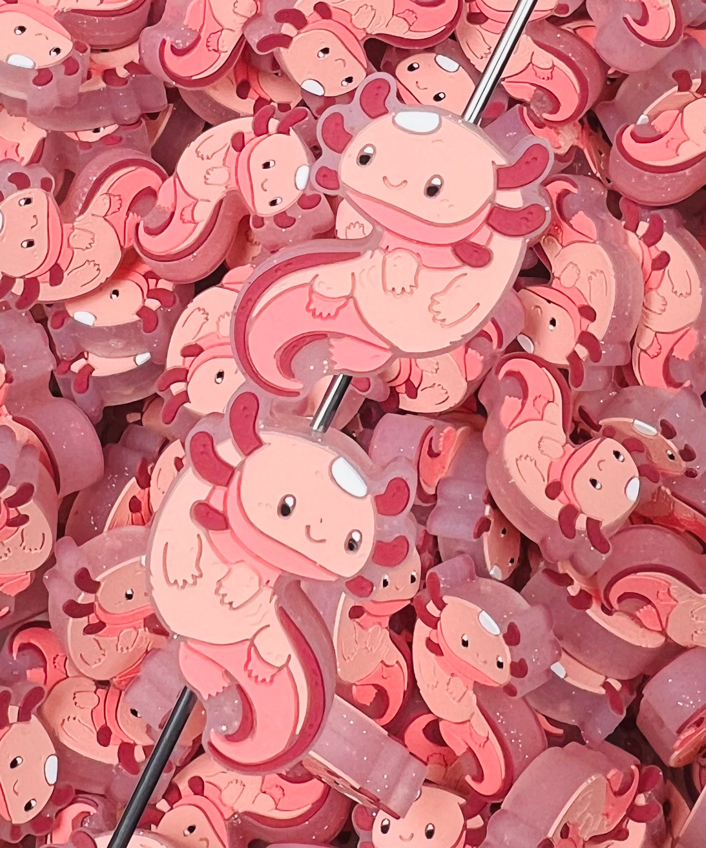 Axel the Axolotl EXCLUSIVE Silicone Focal Bead, Animal Focal Bead