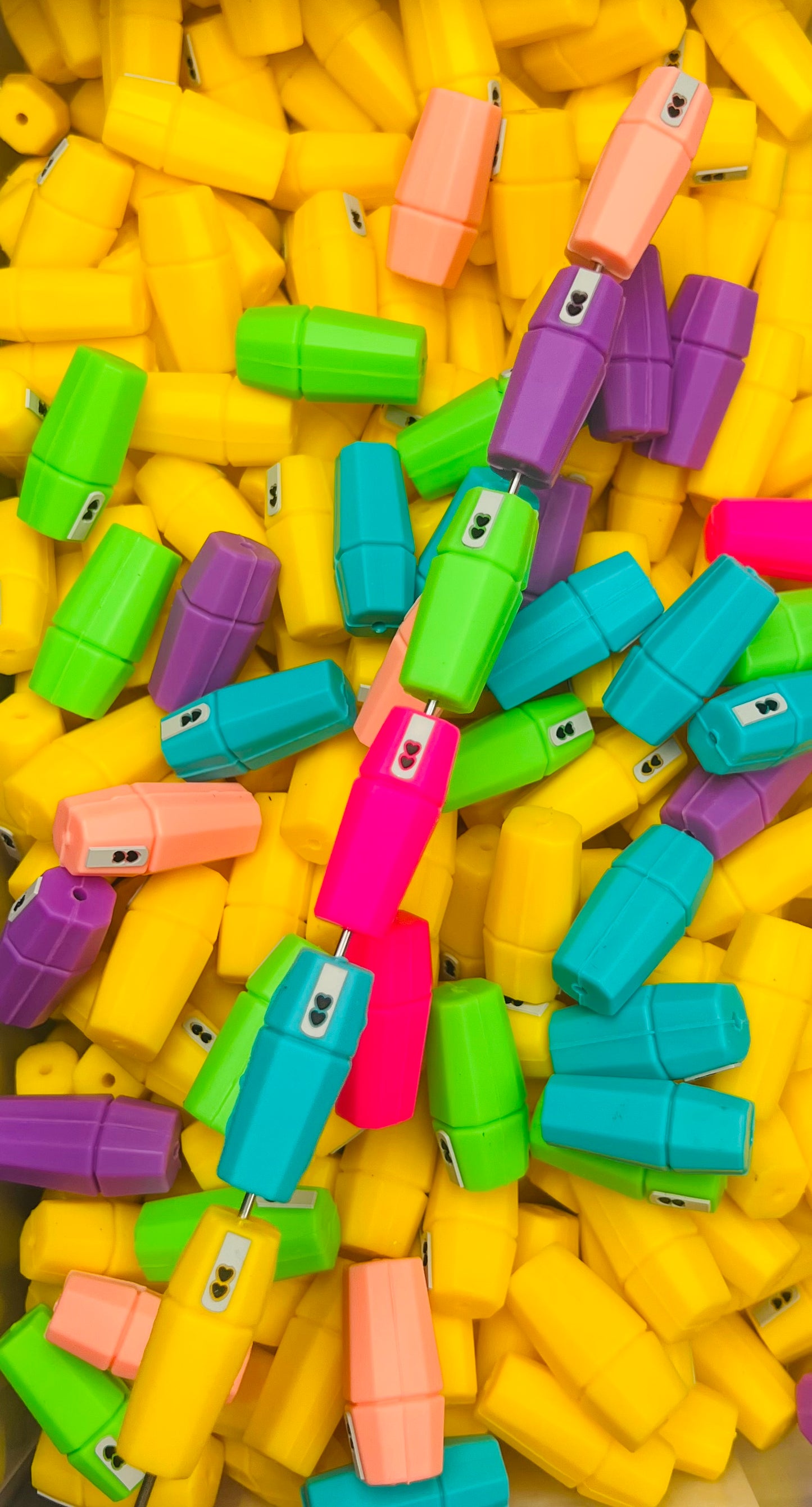 3D Flair Pen EXCLUSIVE Silicone Focal Bead, Teacher Silicone Bead