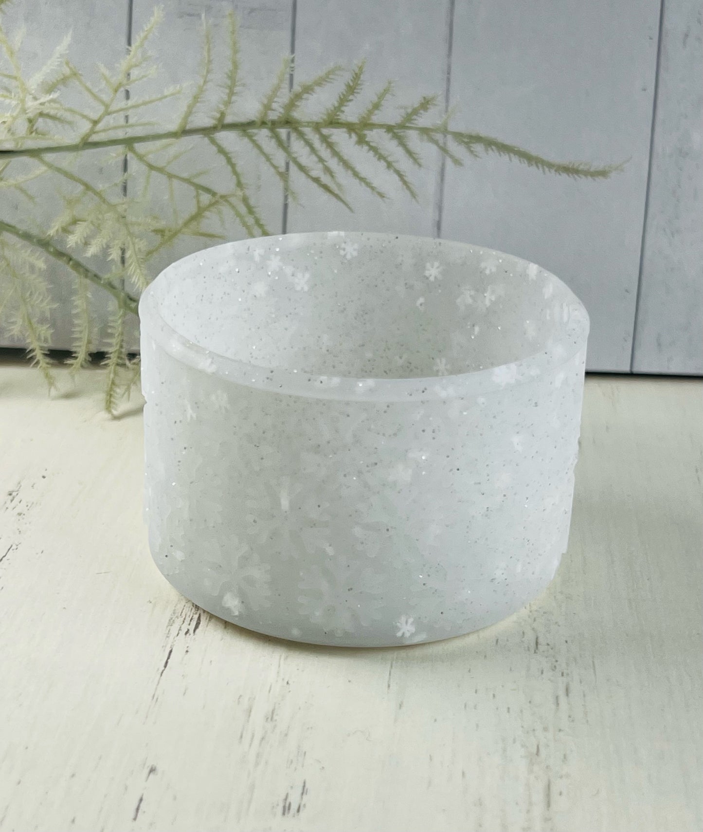 * Snowflake Tumbler Printed Silicone Boot
