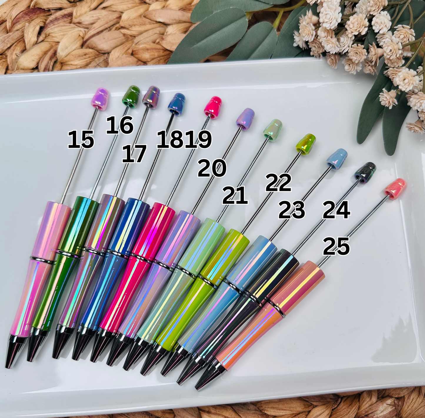 *Beadable Pens OPAL, DIY Beaded Pen