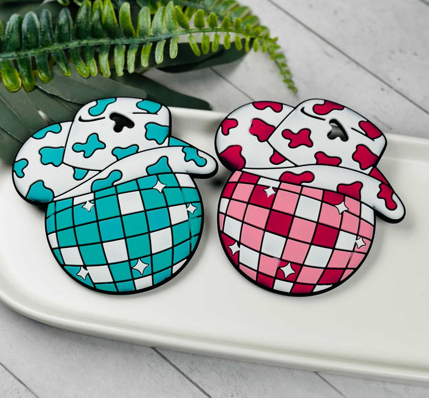 Z- Teether Custom Rodeo Queen Teether Silicone Teether, Silicone Teether