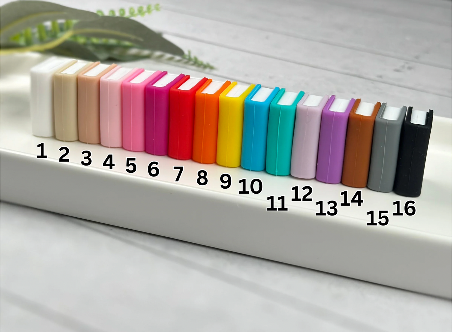 30mm Book Silicone Focal Bead ** limited** this will not be restocked.