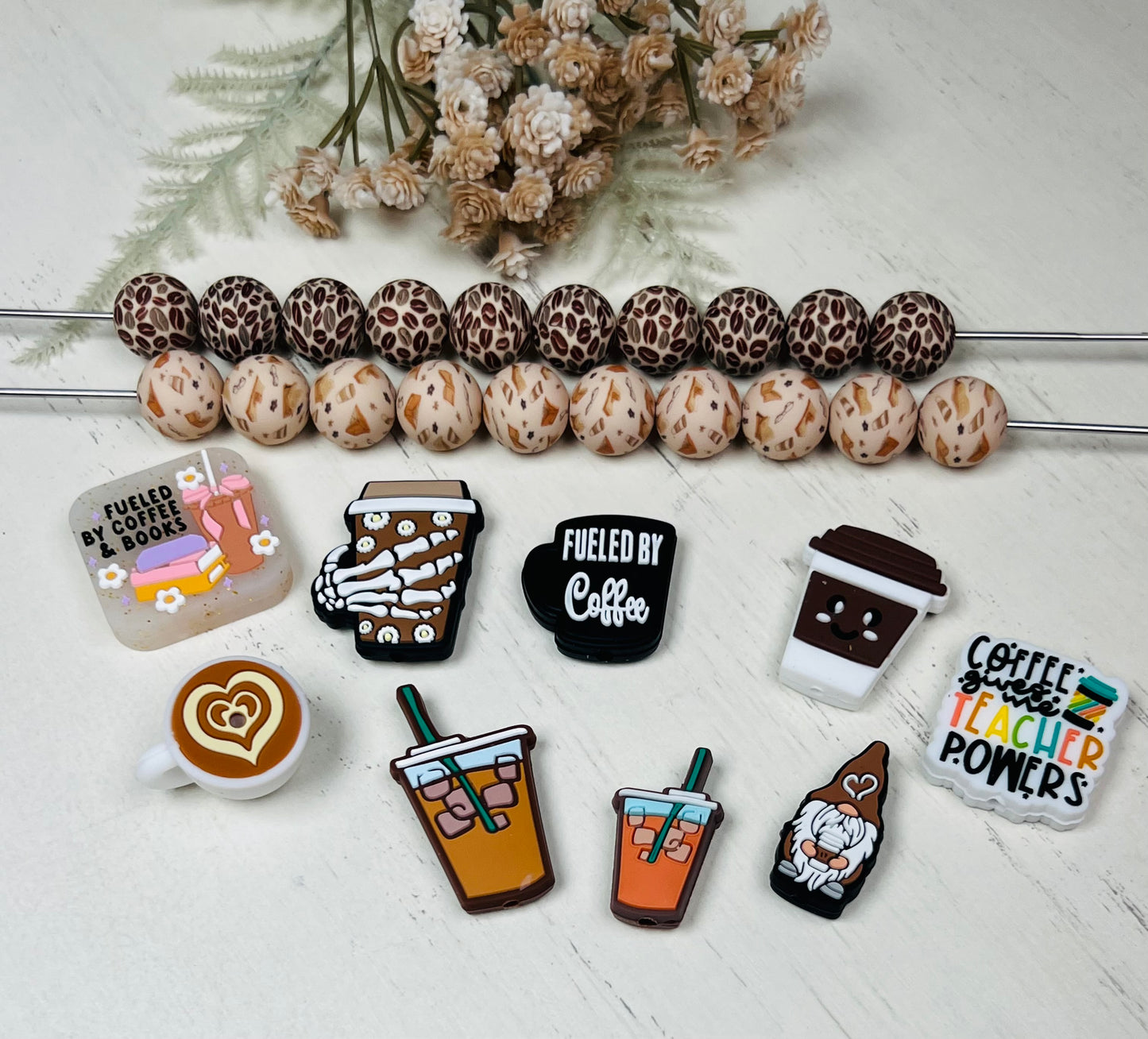 * Starter Mix - Coffee Bundle Silicone Beads