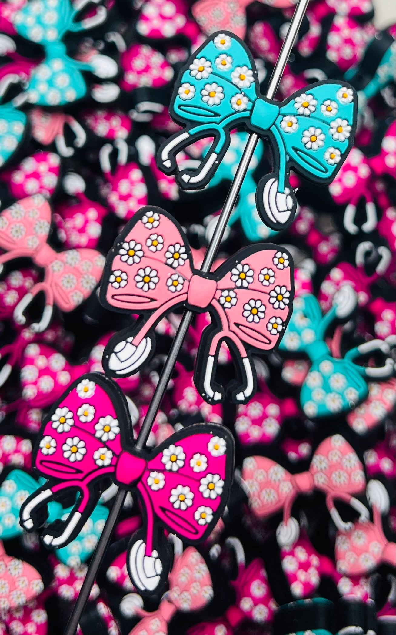 Imperfection Sassyscope Silicone Focal Bead, Nurse Focal Bead