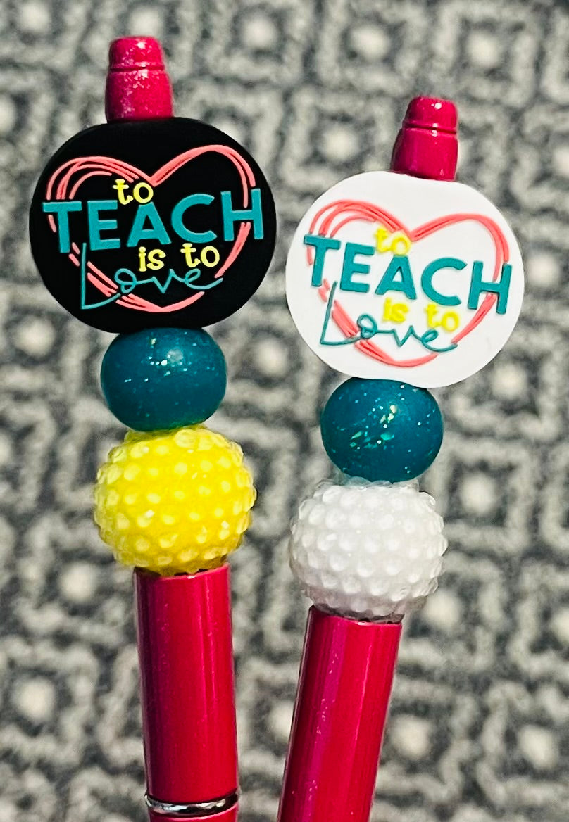 * Bead Mix - To Teach is to Love Pens DIY Silicone Bead Kit, Great For Gifts