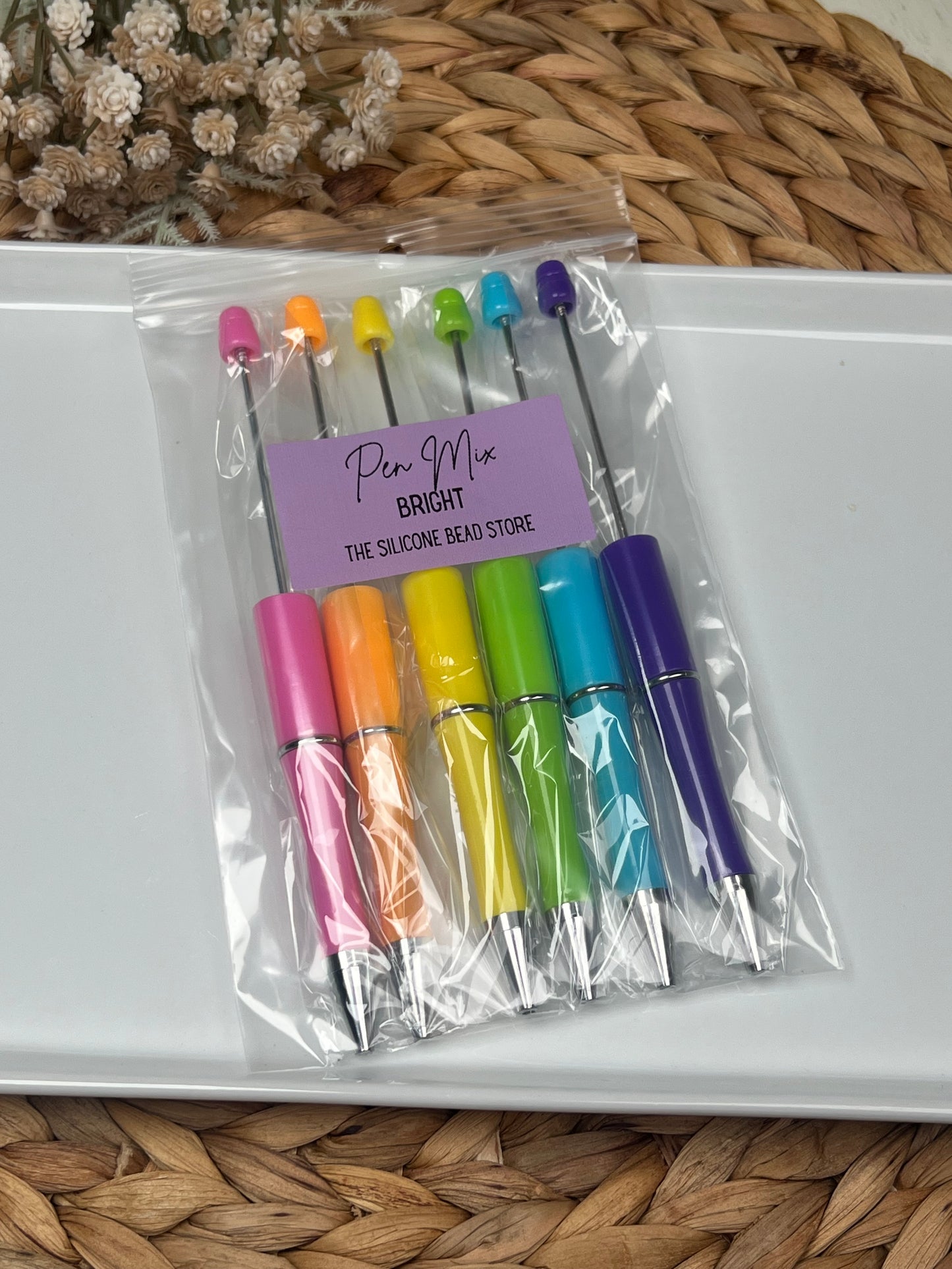 * Beadable Pen Pack - Bright