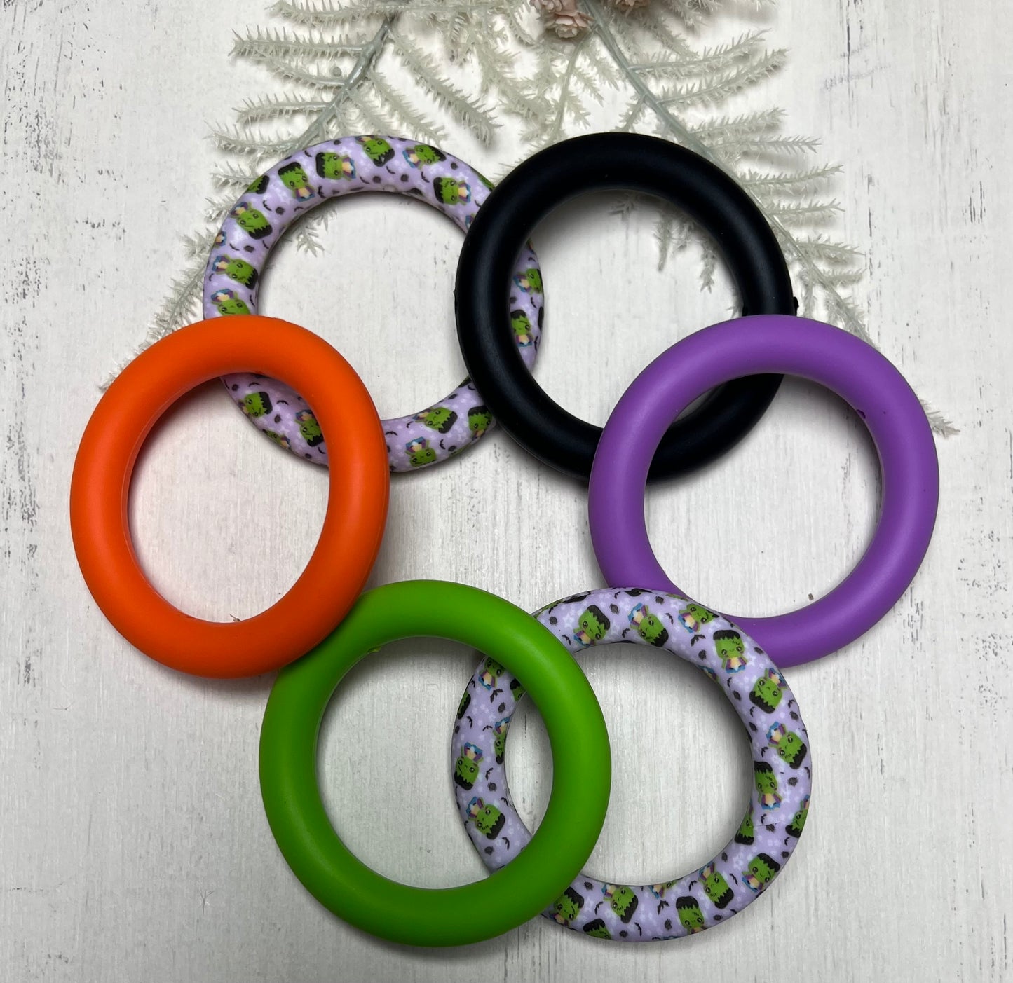 *65mm Ring Mix - Silicone Ring w/Holes for Beading Mix