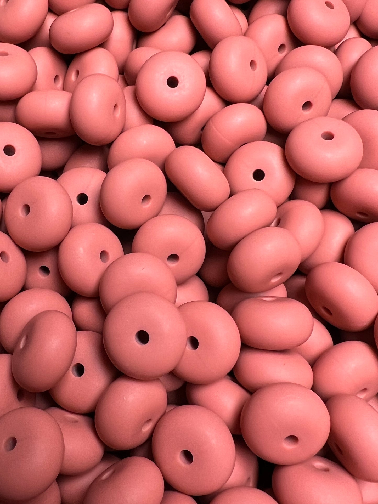 14mm ABACUS Solid Pottery Silicone Beads
