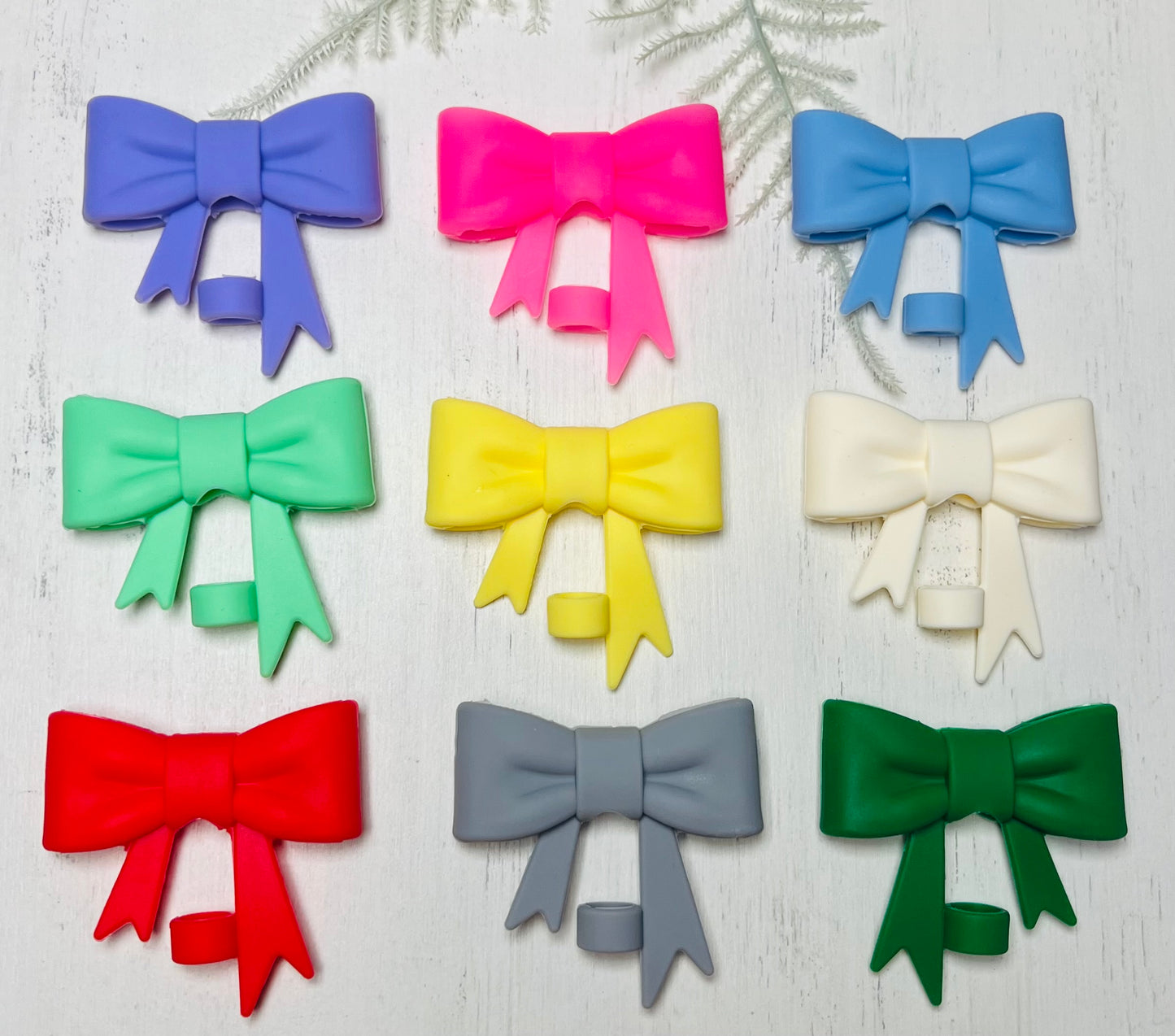 * Straw Topper - Bow, Tumbler Accessory