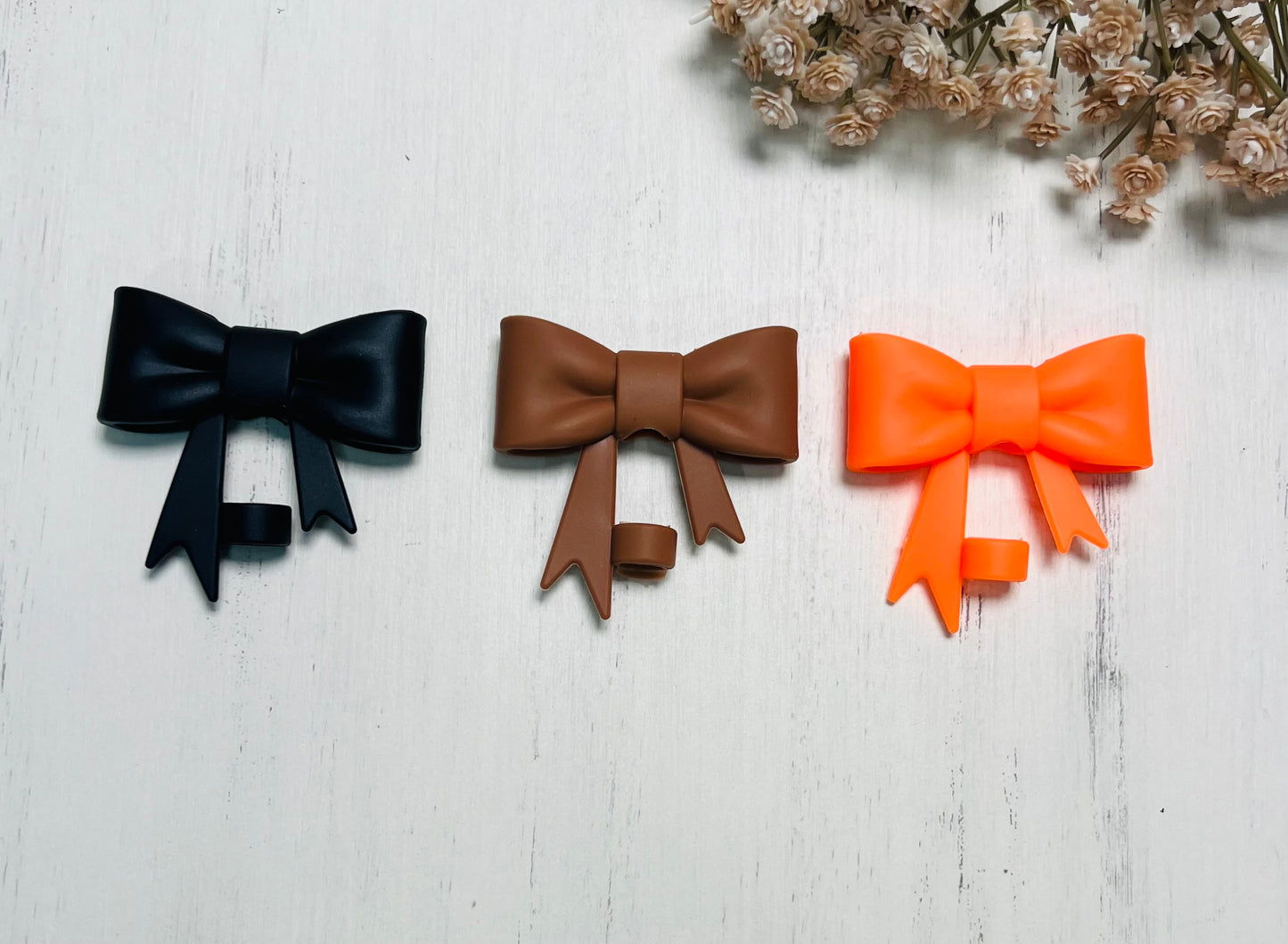 Y- Straw Topper - Bow, Tumbler Accessory