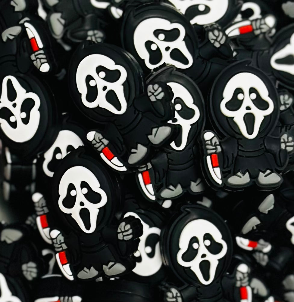 GHOST FOCAL Bead , Focal Beads, GHOST Silicone Beads, Silicone Beads, Pen  Beads, Scribe Bead 