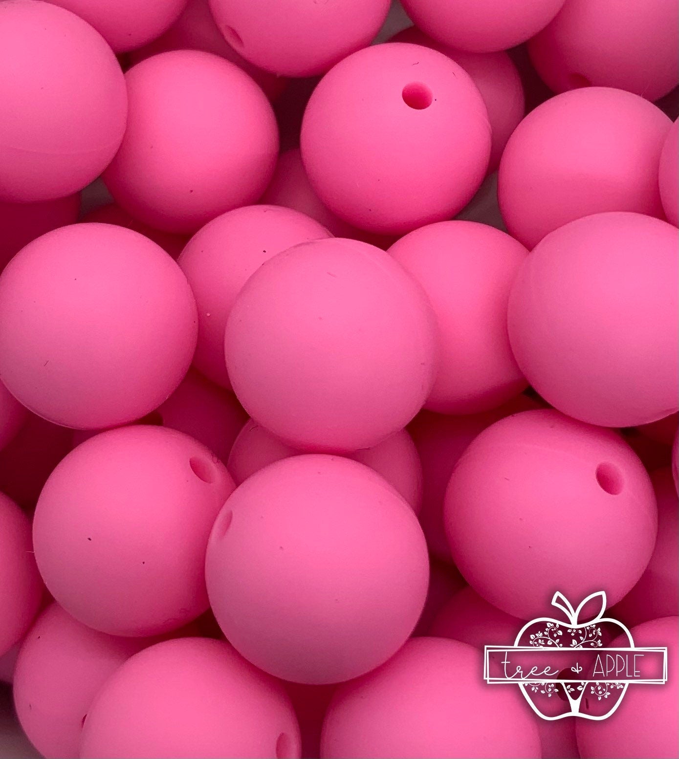 15mm Soft Pink Silicone Beads, Pink Round Silicone Beads, Beads Wholesale