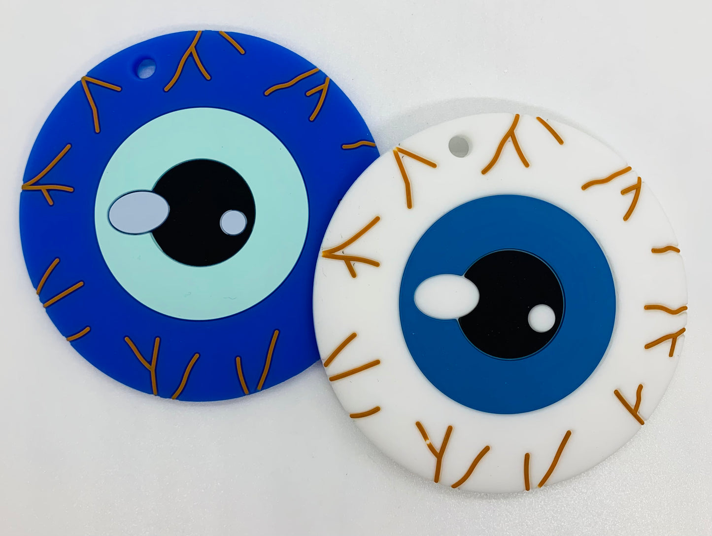 Teether EyeBall Teether, Halloween Silicone Teether, Teether Pendant, Teething, Pacifier Clip