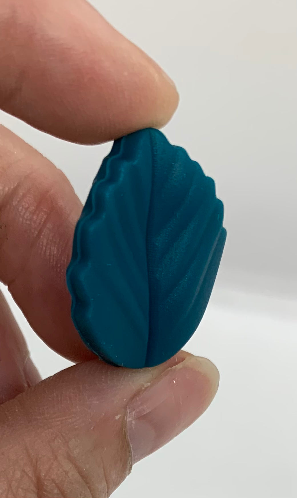 Discontinued- Leaf Shaped Silicone Focal Bead, Fall Focal Bead