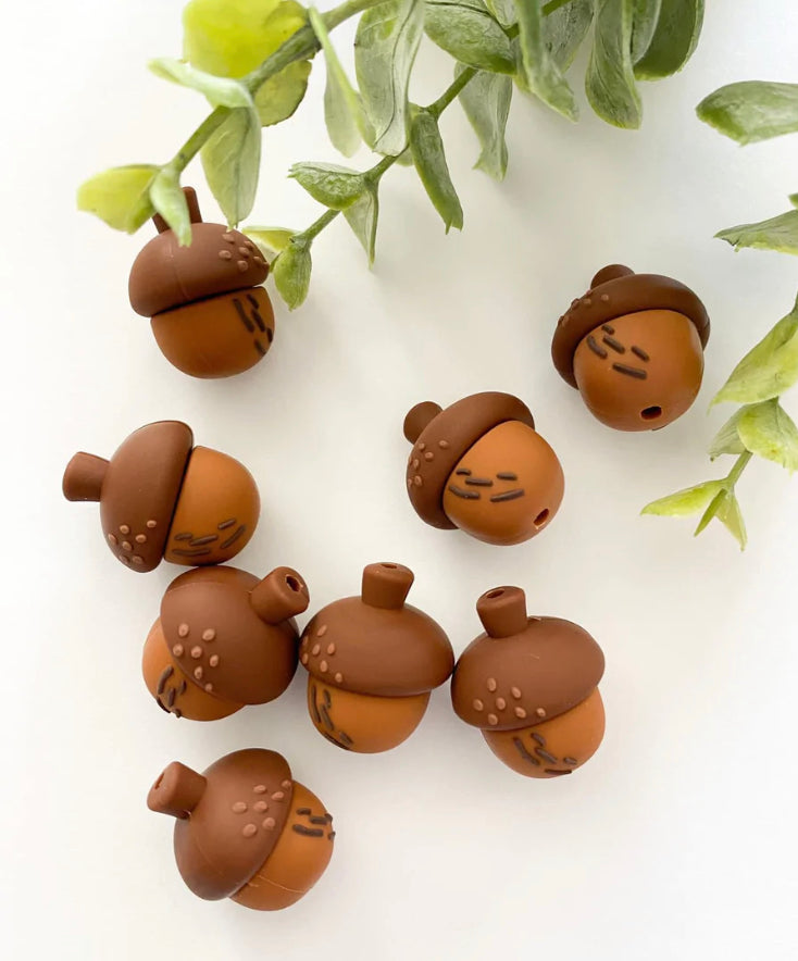 3D Deez Nuts Silicone Focal Bead, Nut Focal Bead, Shape Silicone Bead