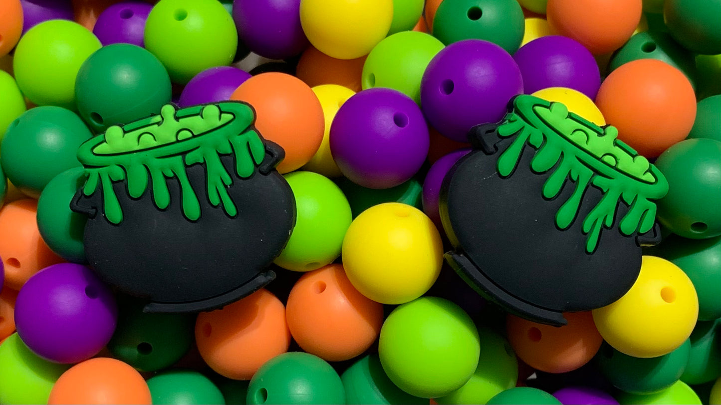 *Bead Mix - Hocus Pocus Silicone Bead Mix, Halloween Bead Mix