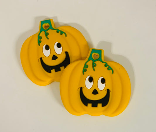 Teether Cute Pumpkin Teether, Halloween Silicone  Teether,  Teether Pendant, Teething