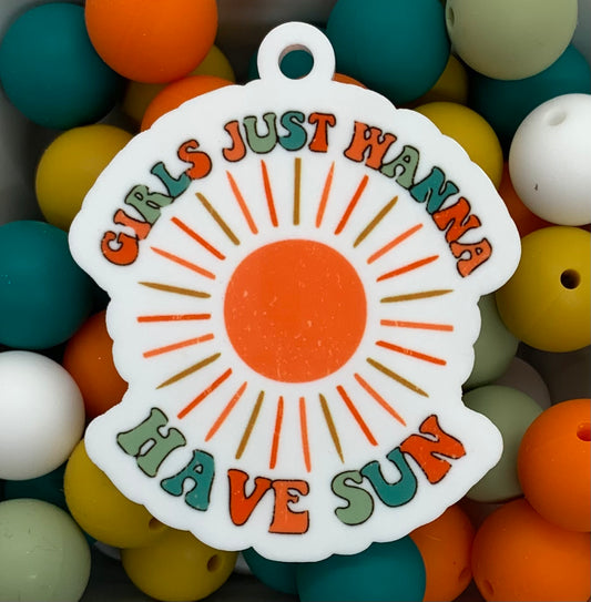 *Bead Mix- #98 Girls Just Wanna Have Sun Mix, Silicone Bead Mix