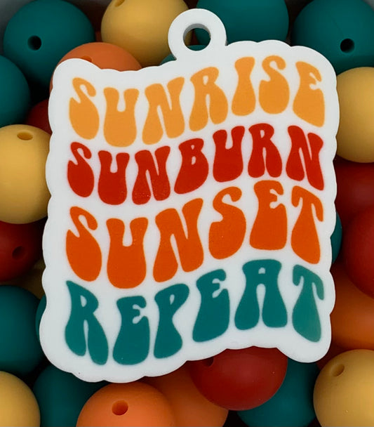 *Bead Mix #173- Sunburn Sunset Mix, Silicone Bead Mix