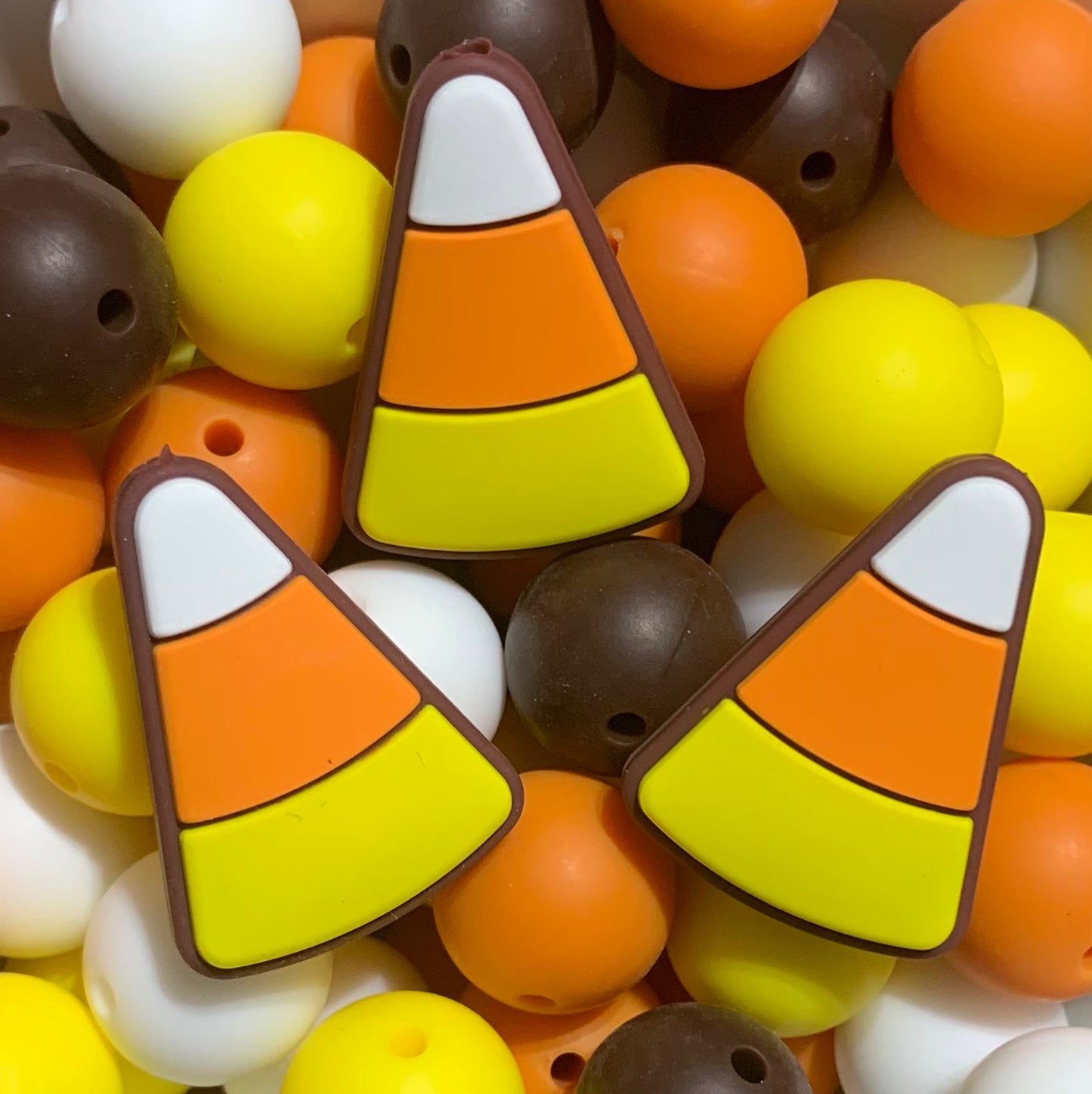 * Bead Mix - Trick or Treat Silicone Bead Mix, Halloween Bead Mix