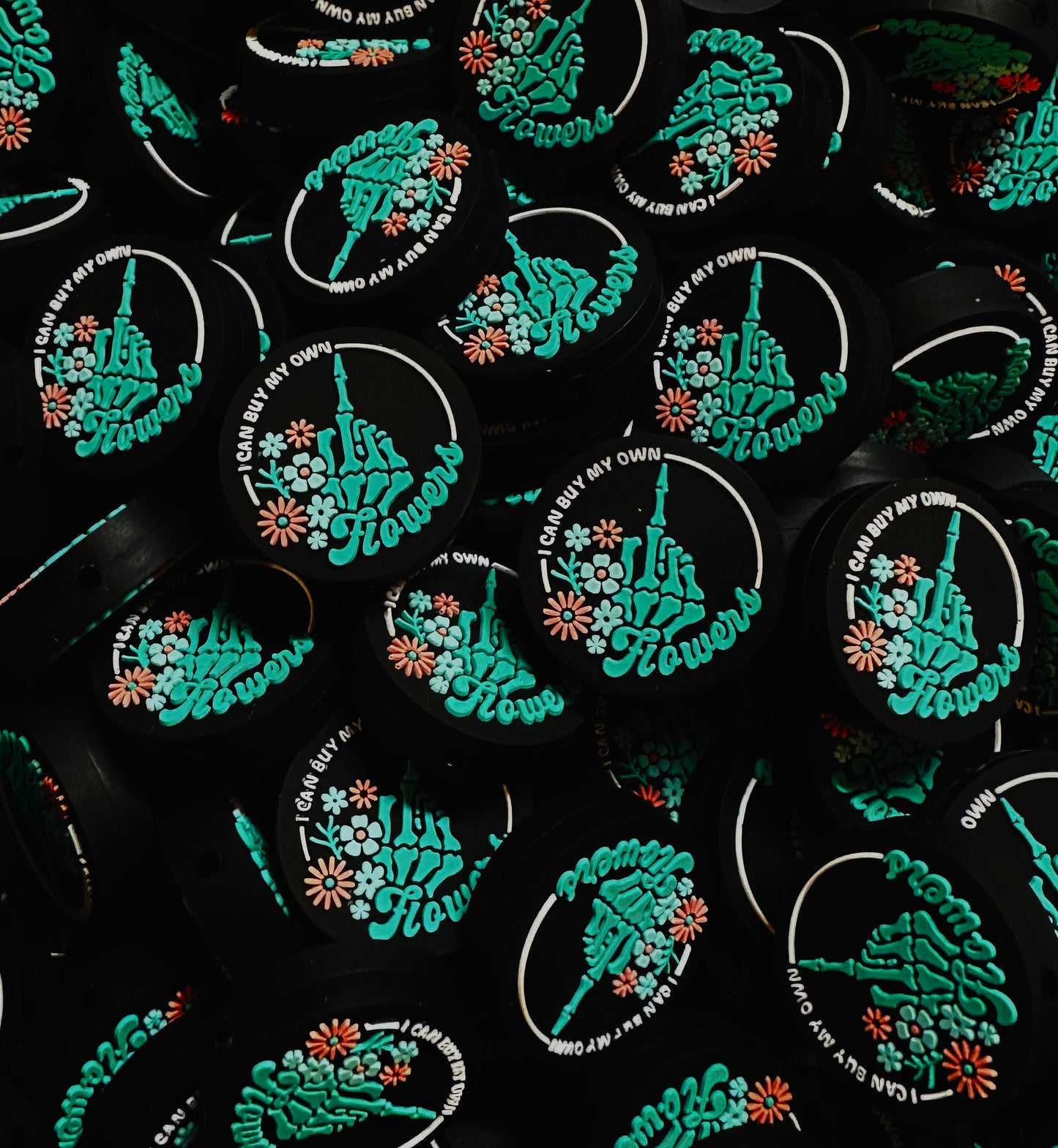 Discontinued- I Can Buy Myself Flowers EXCLUSIVE Silicone Focal Bead