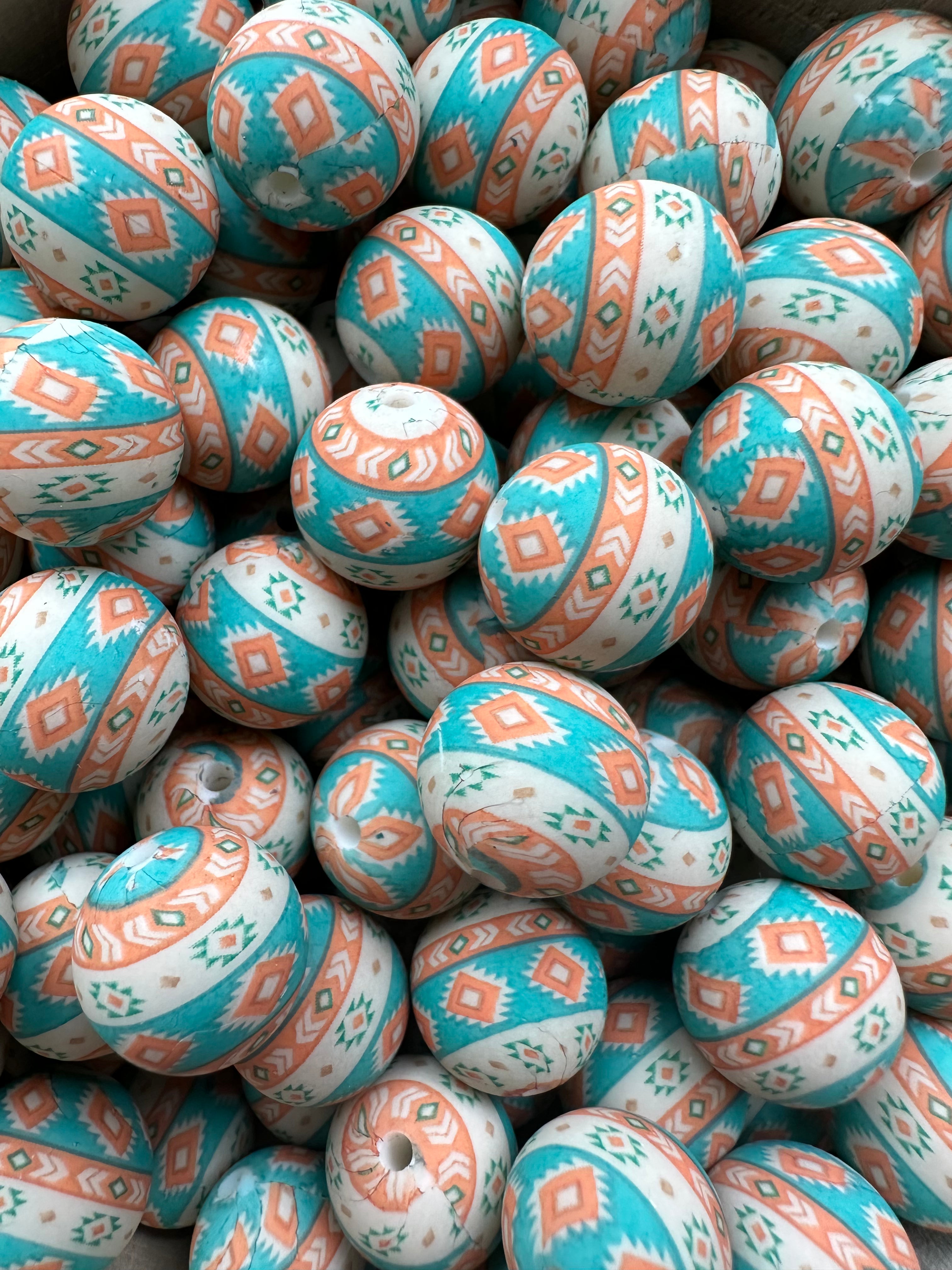 Aztec Silicone Beads – Beadable Bliss
