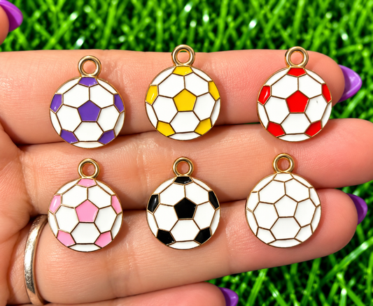 *Bead Mix #623 - Soccer Charms, Sports Bag Charms