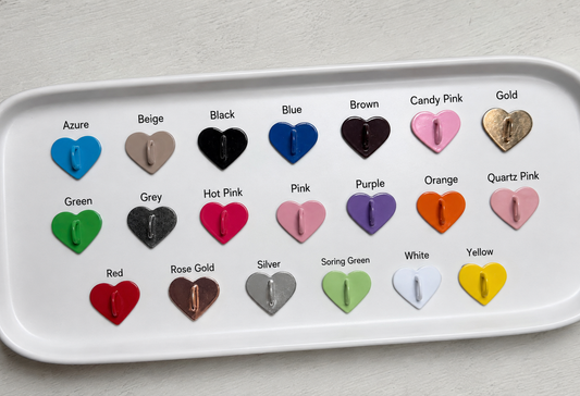 *Beadable Phone/Tumbler Charm Hook- HEART Shaped
