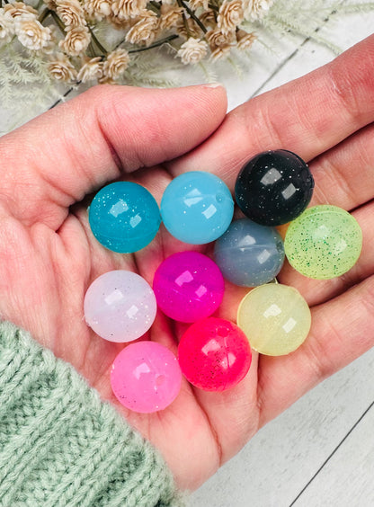 15mm JELLY Round Silicone Beads