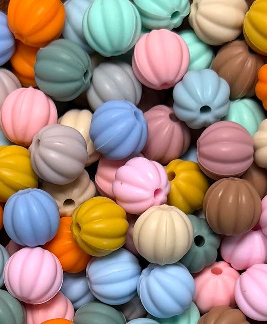 *Bead Mix- #274 12mm Pumpkin Bead Mix