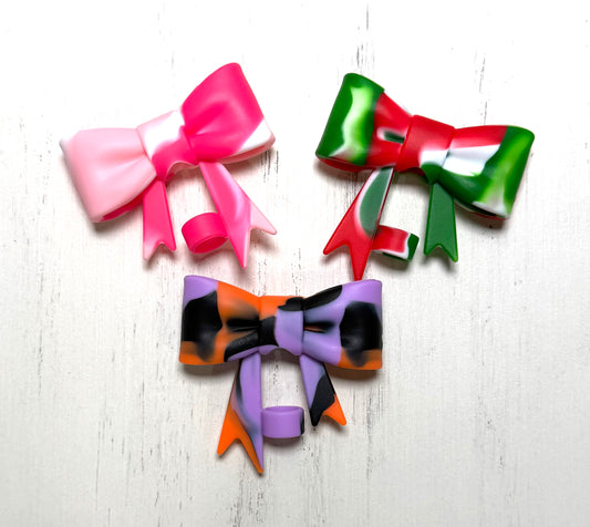 Y- Straw Topper - Swirl Bow, Tumbler Accessory