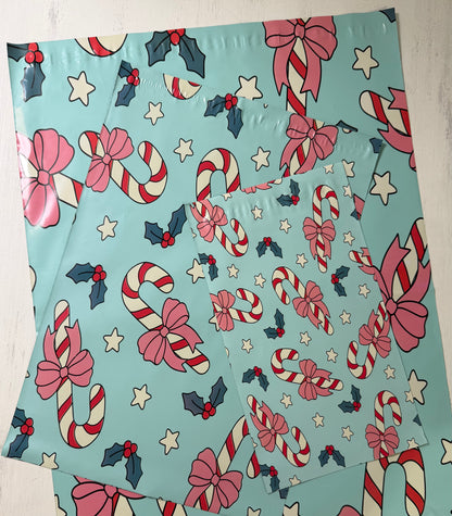 *Poly Mailer - Candy Canes