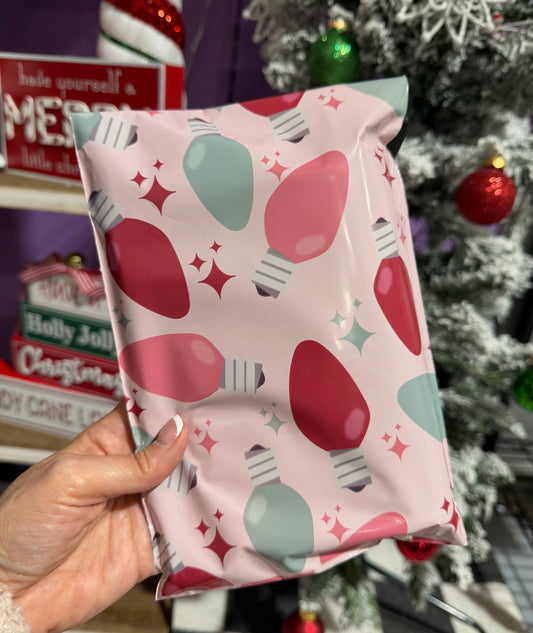 *Poly Mailer - Christmas Lights