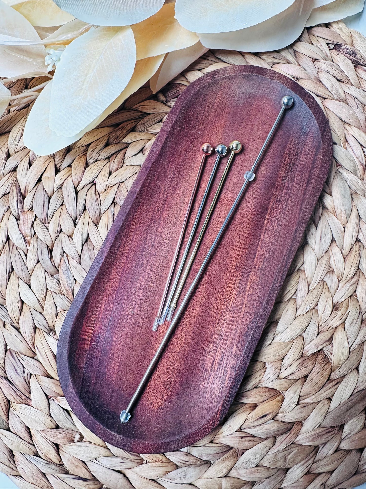 *Beadable Cookie Scribes, Plant Stakes, Cookie Scribes, Cocktail Picks