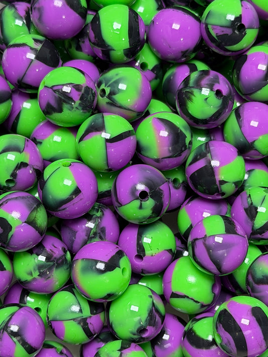 15mm Liquid Monster Mash EXCLUSIVE Round Silicone Beads