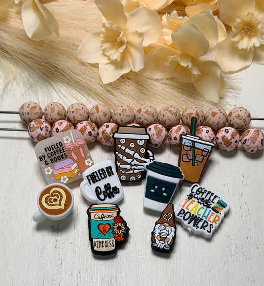 *Bead Mix #191- Starter Mix Coffee Bundle Silicone Beads