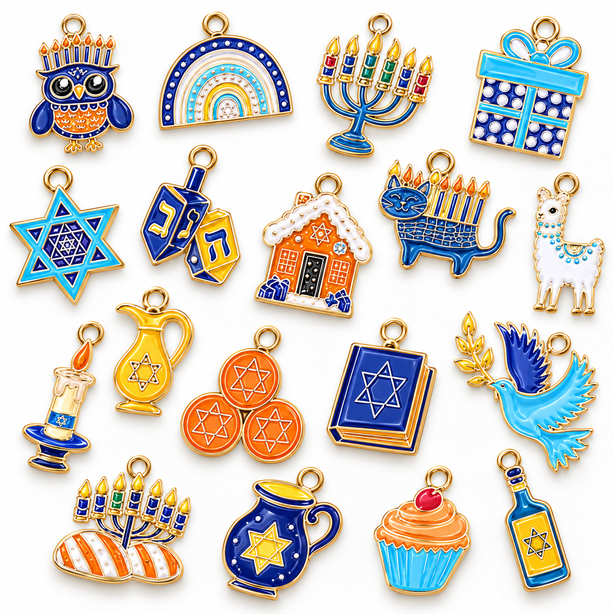 *Bead Mix #550- Hanukkah Random Charms Pack