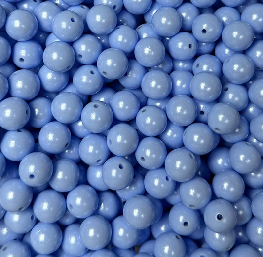 15mm Opal Cool Springs Round Silicone Beads