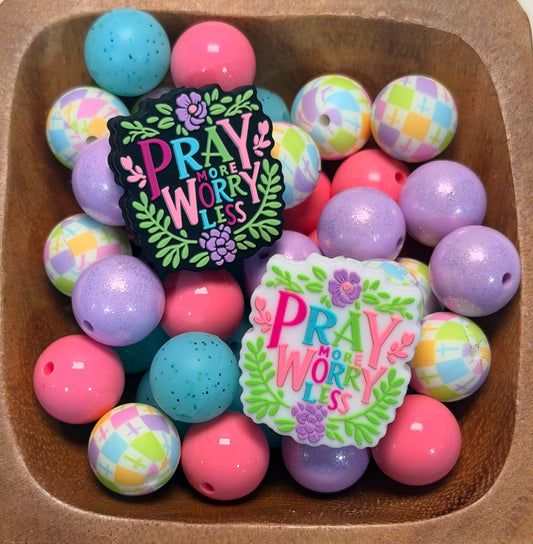 *Bead Mix- #41 Pray More, Worry Less