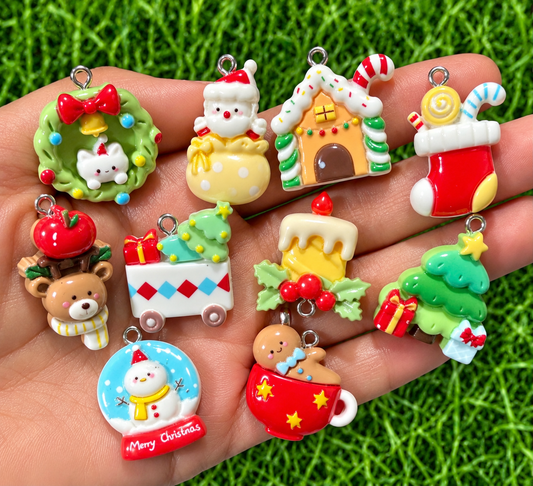 *Bead Mix #55- Christmas Magic Resin Charms