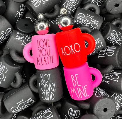V- Valentine Mug EXCLUSIVE Silicone Focal Bead