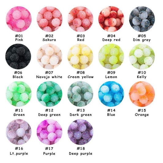 20mm OMBRE Sugar Acrylic Round Beads