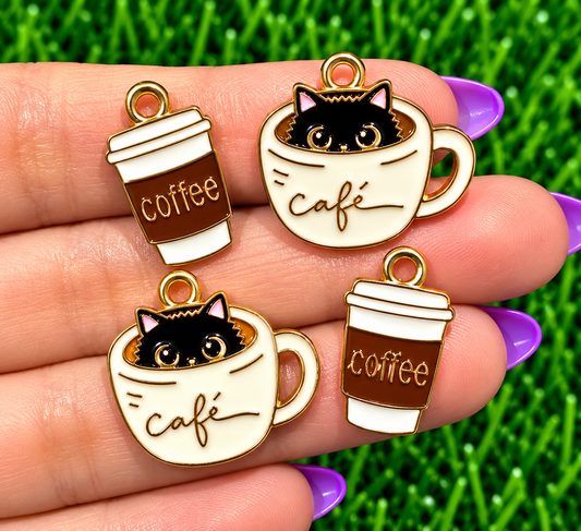 *Bead Mix #608- Coffee Charms, Bag Charms