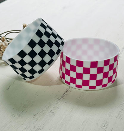 *Tumbler Printed CHECKER Silicone Boot