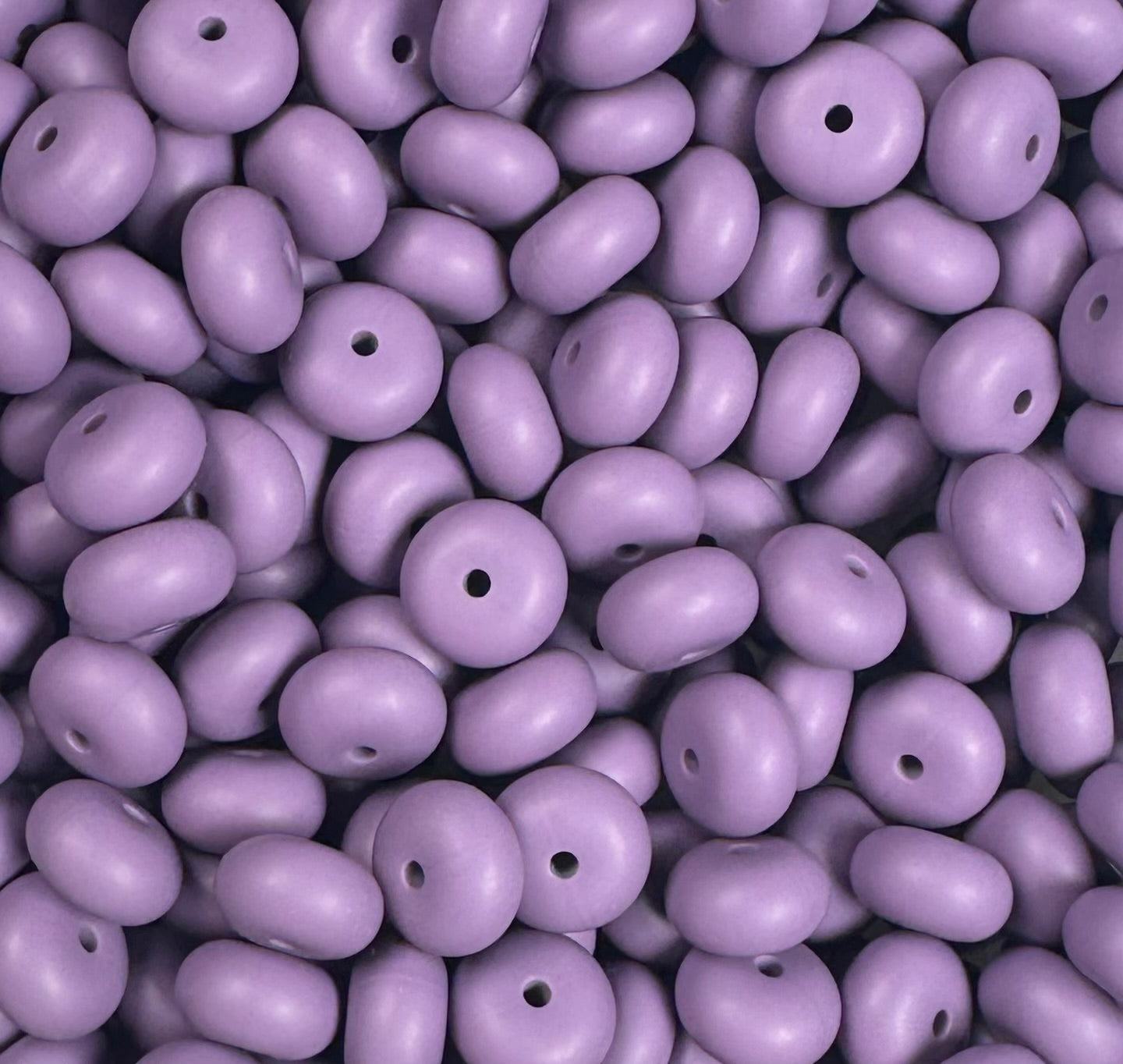 14mm ABACUS Plum Silicone Beads