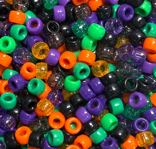 *Bead Mix- #321 Spooky Sprinkles Acrylic Pony Beads- Pack of 25