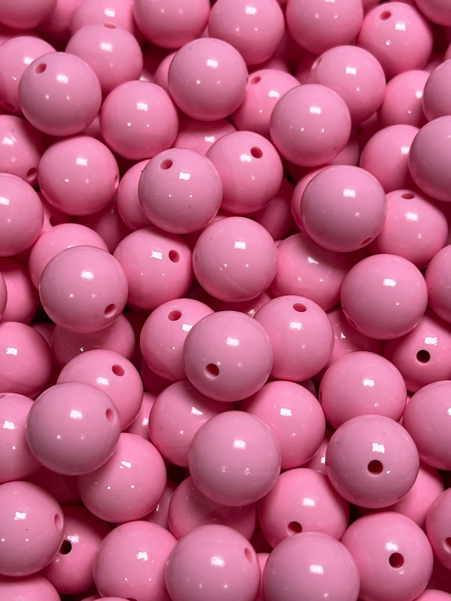 15mm Liquid Sweet Pink Round Silicone Beads