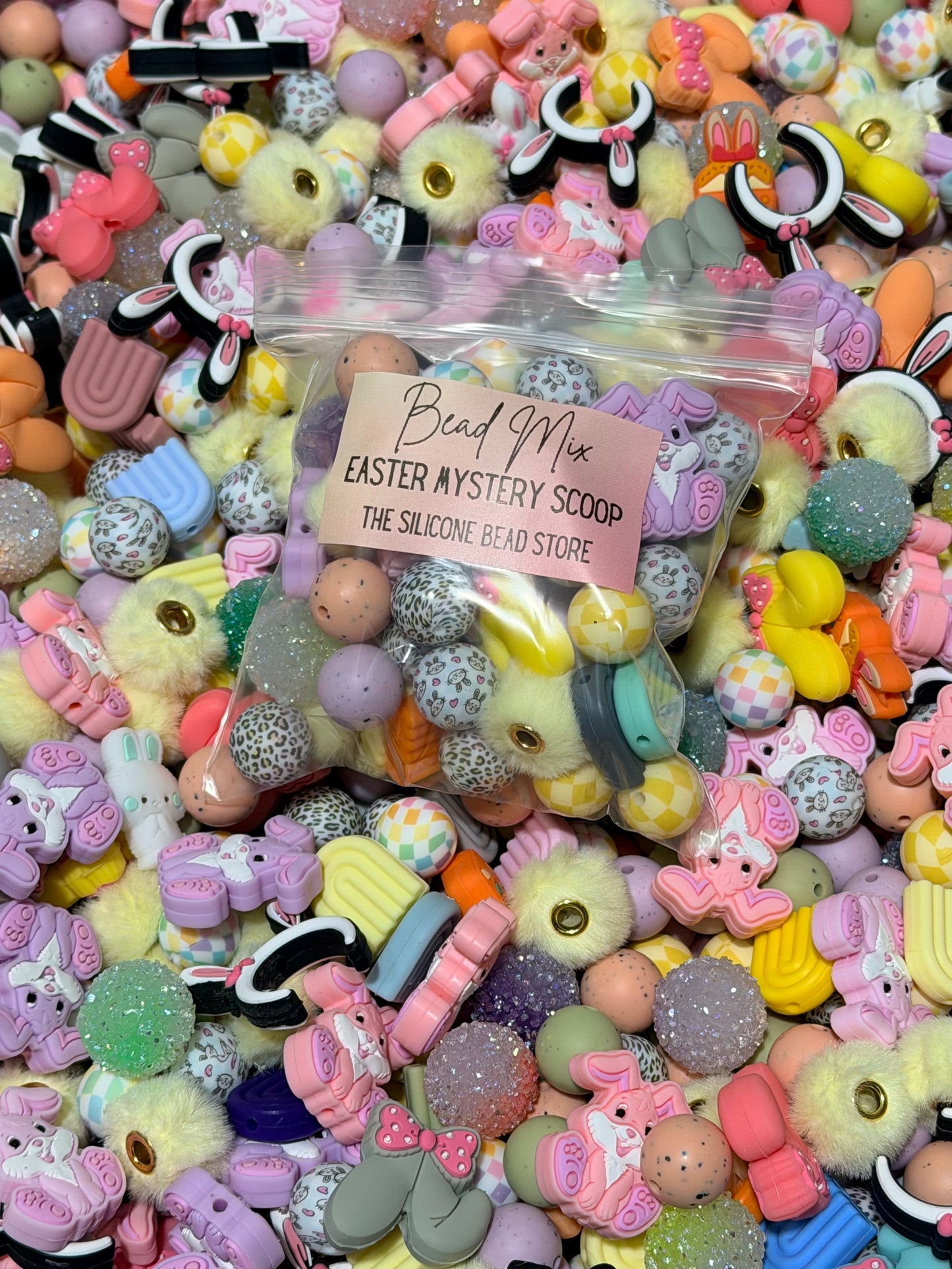 *Bead Mix #184- Easter Mystery Scoop Silicone Bead Mix