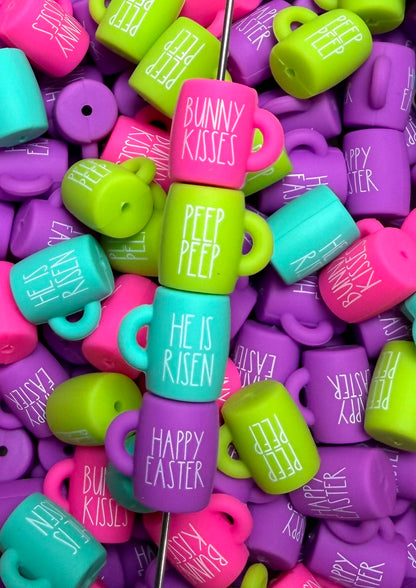 E- Easter Mug EXCLUSIVE Silicone Focal Bead
